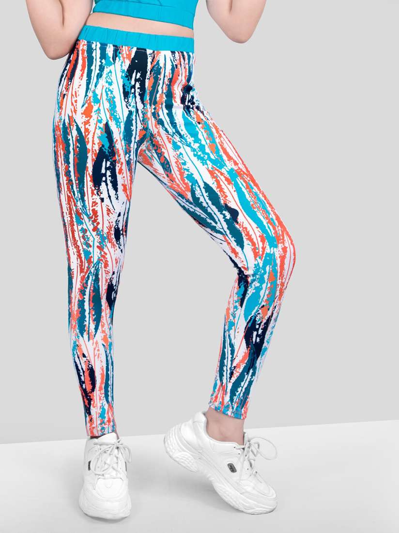 Printed jeggings myntra store