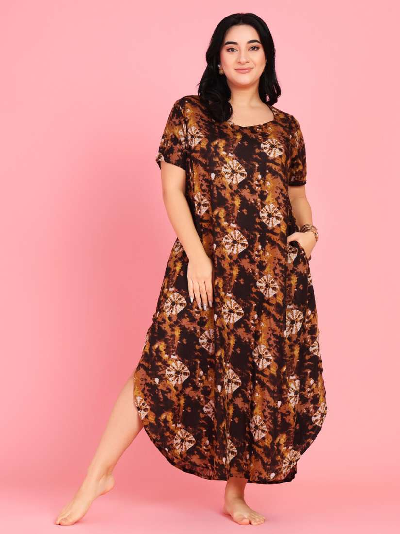 Curvy nightdress best sale