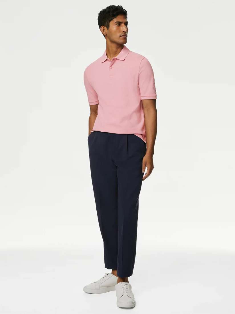 Buy Marks Spencer Polo Neck Pure Cotton T shirt Tshirts for Men 29139502 Myntra