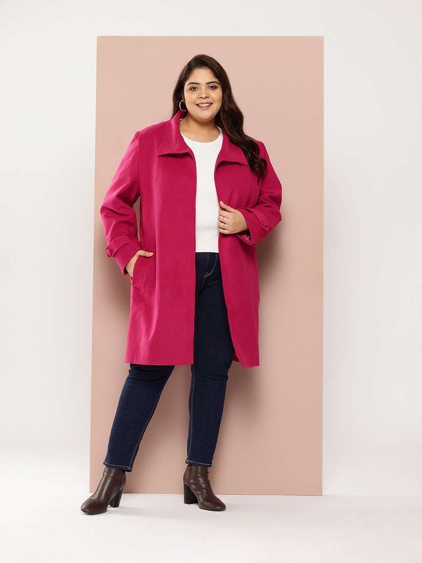 Ladies Jacket Plus Size Red Denim Jacket Red Plus Size Jean Jacket