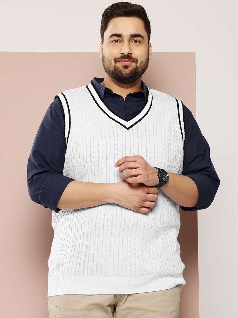 Cardigan Knitted Vest Plus Size Women's Fashion Button Up Knitted