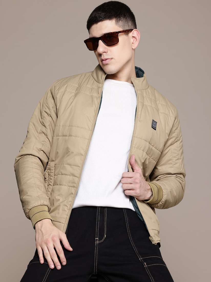 Buy The Roadster Lifestyle Co. Reversible Padded Jacket Jackets for Men 29142578 Myntra