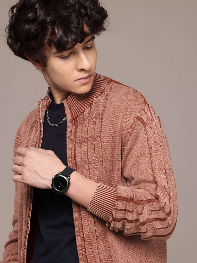 トップス TELOPLAN Jonas Knit Cardigan / Orange TELOPLAN Jonas Knit Cardigan / Orange（Buy The Roadster