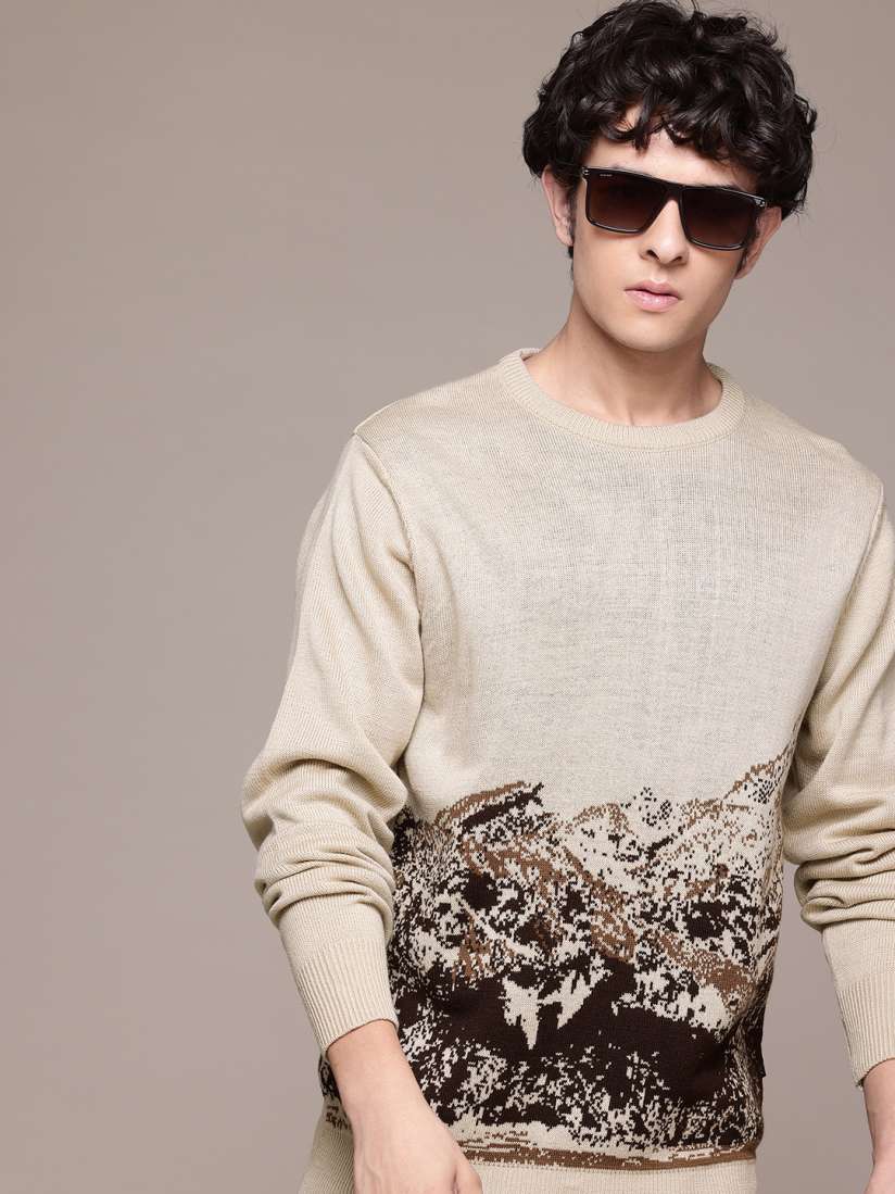 Myntra men's pullover sale