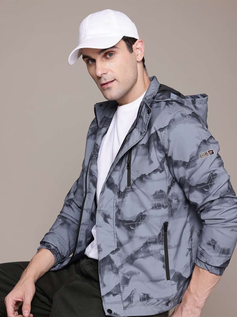 Buy The Roadster Lifestyle Co. Printed Jacket Jackets for Men 29146348 Myntra