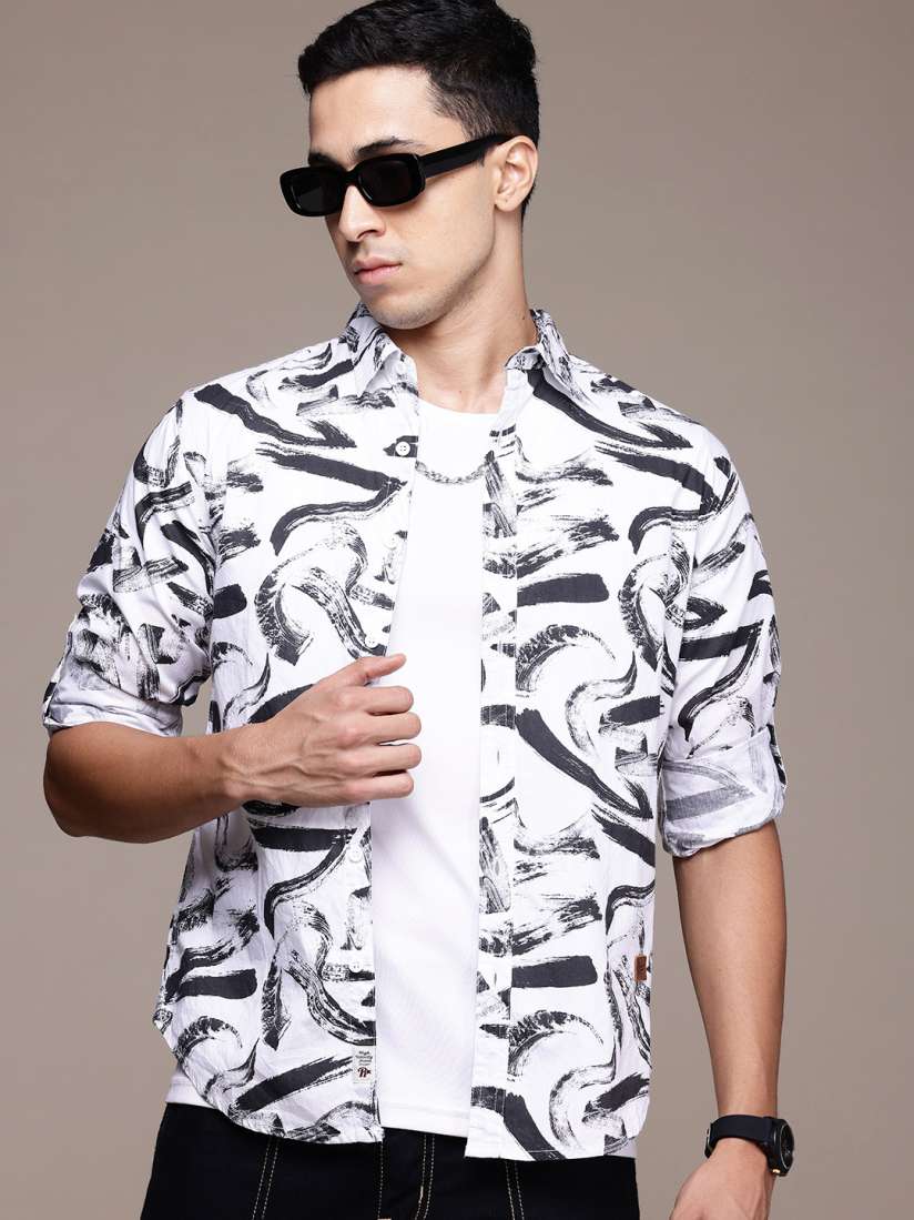 Buy The Roadster Lifestyle Co. Men Cotton Printed Casual Shirt Shirts for Men 29149766 Myntra