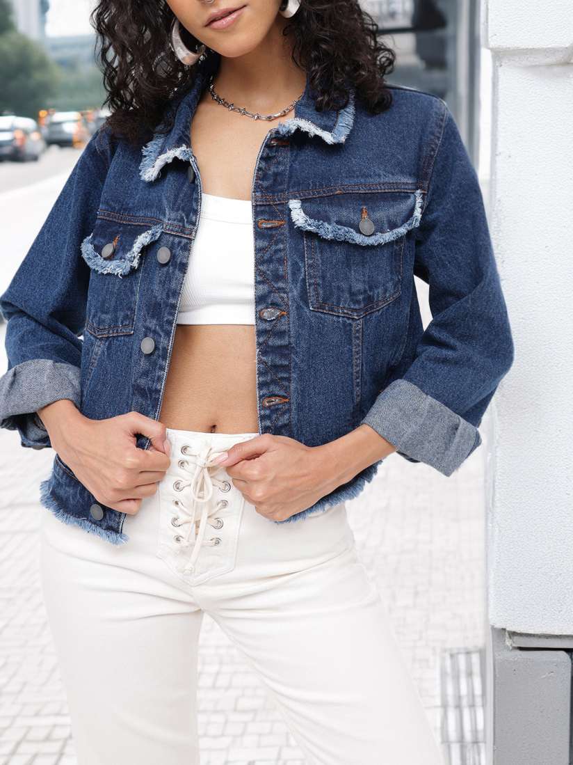 Myntra jeans jacket discount