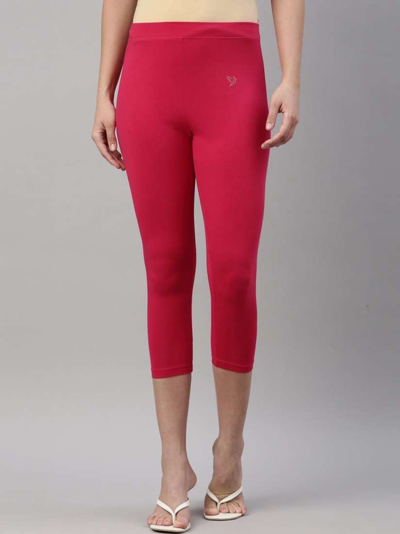 Twin birds capri leggings new arrivals