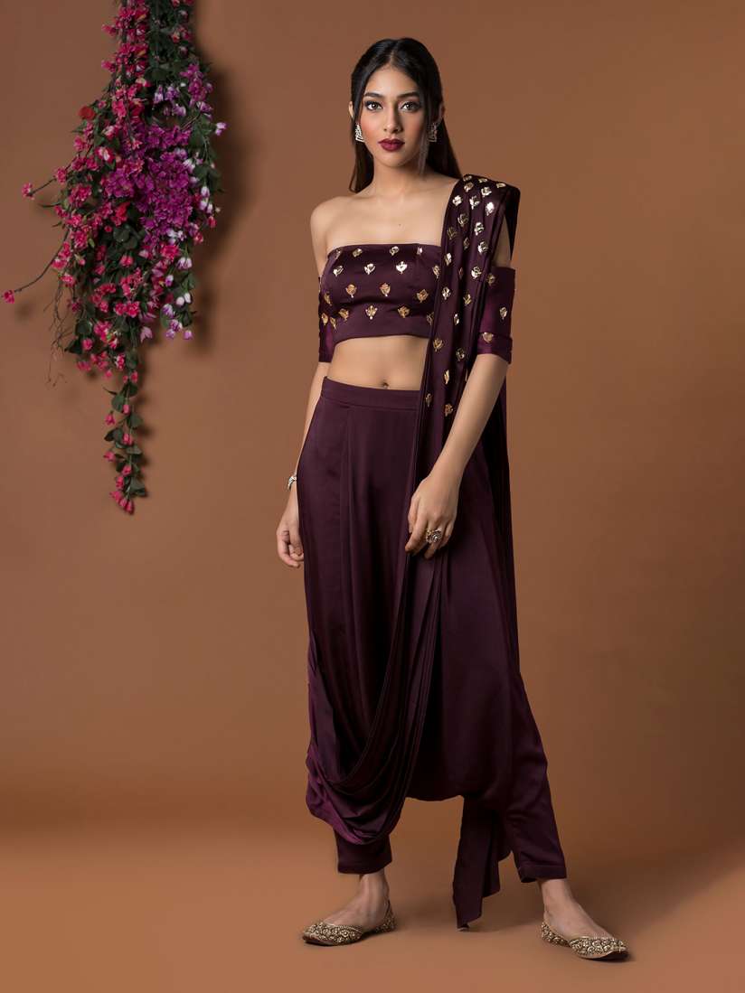 Dhoti saree myntra best sale