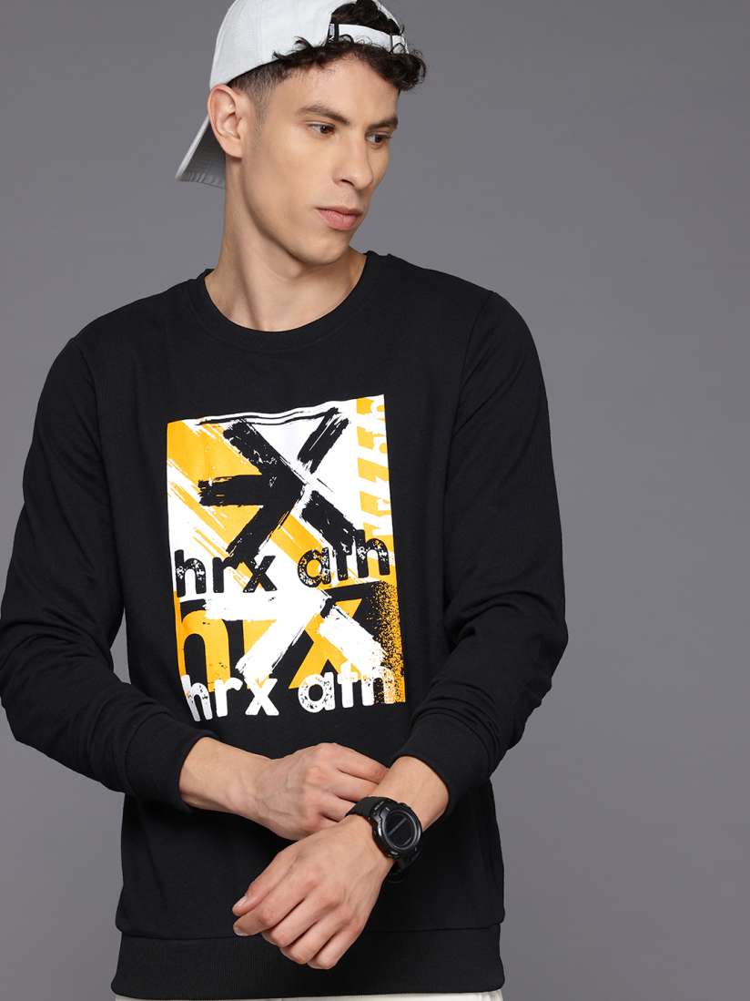 Buy HRX by Hrithik Roshan Printed Lifestyle Sweatshirt Sweatshirts for Men 29177278 Myntra