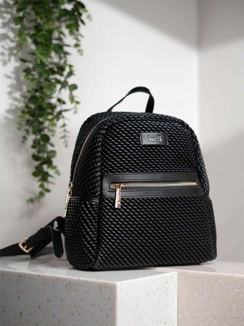 Buy Inc 5 Textured Small Backpack Backpacks for Women 29189362 Myntra