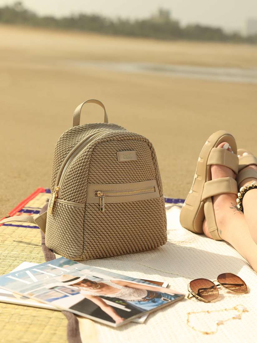 Buy Inc 5 Textured Small Backpack Backpacks for Women 29189364 Myntra