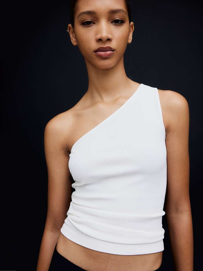 One shoulder tops myntra sale