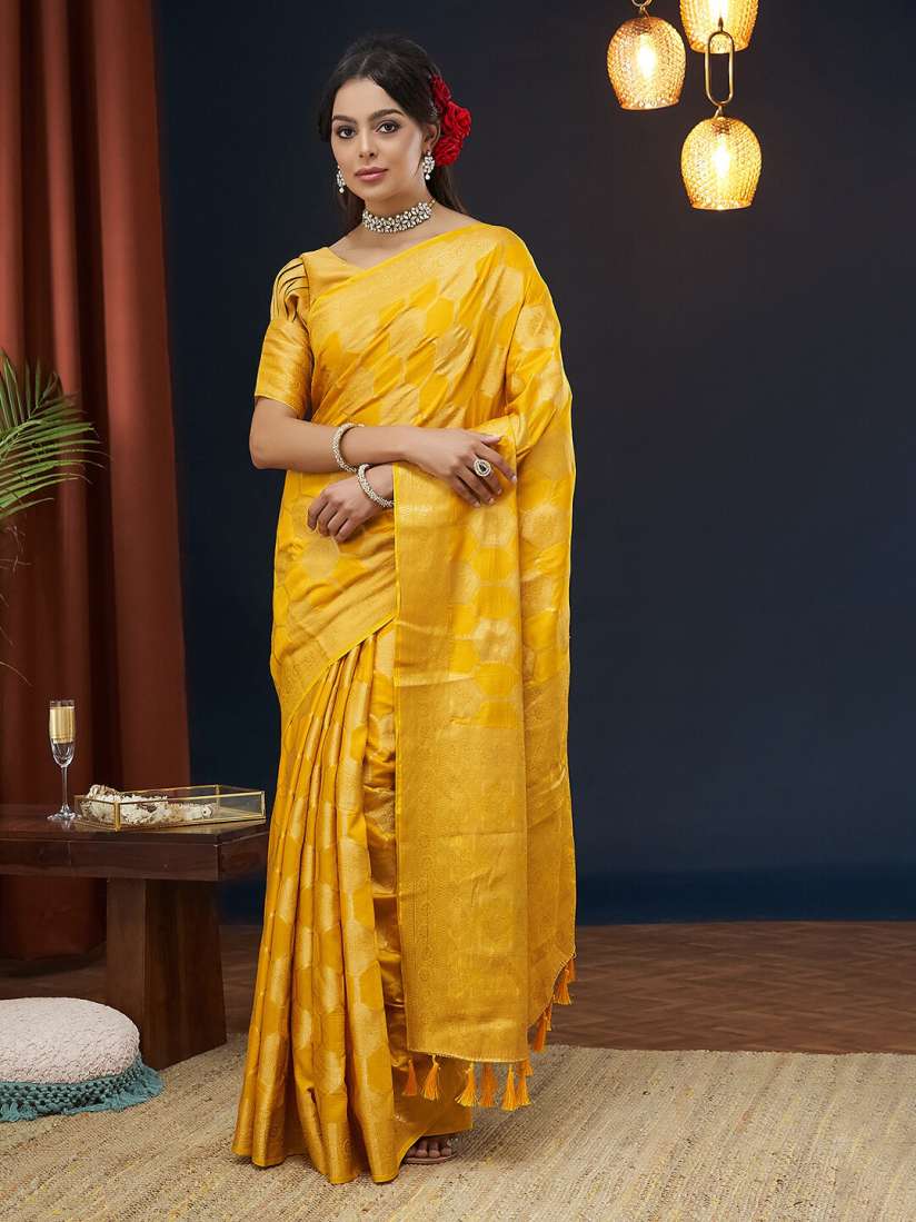 Kanjivaram saree on myntra sale