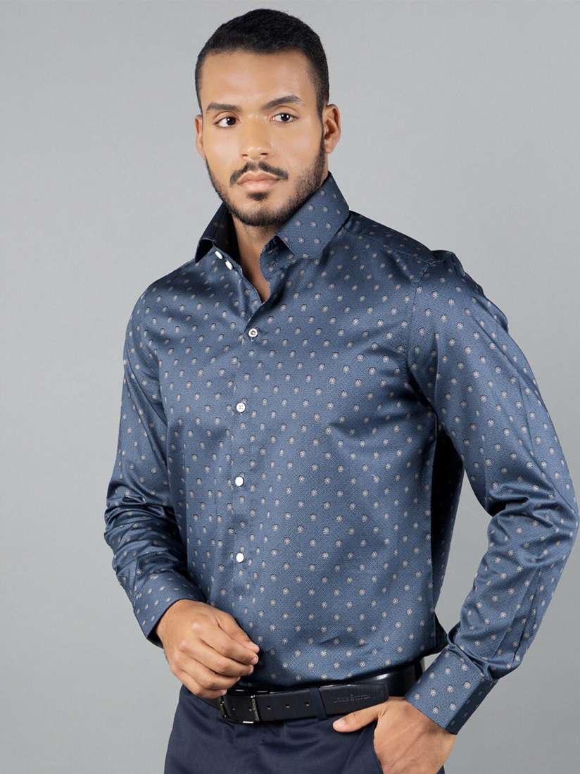 Buy LOUIS STITCH Comfort Floral Opaque Pure Cotton Formal Shirt Shirts for Men 29193976 Myntra