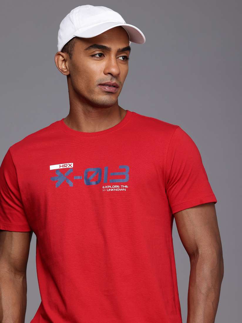 Buy HRX by Hrithik Roshan Typography Printed Pure Cotton T shirt Tshirts for Men 29199548 Myntra