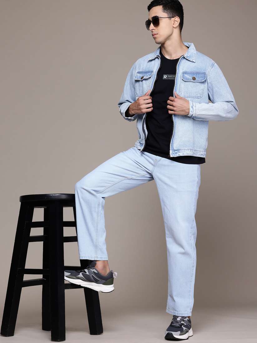 Buy The Roadster Lifestyle Co. Men Pure Cotton Straight Fit Jeans Jeans for Men 29200540 Myntra