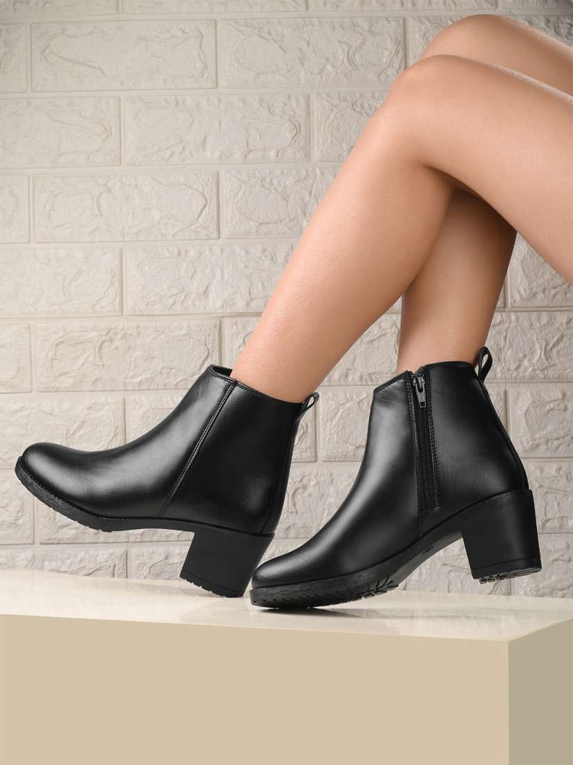 Buy Layasa Women Block heeled Boots Boots for Women 29204116 Myntra