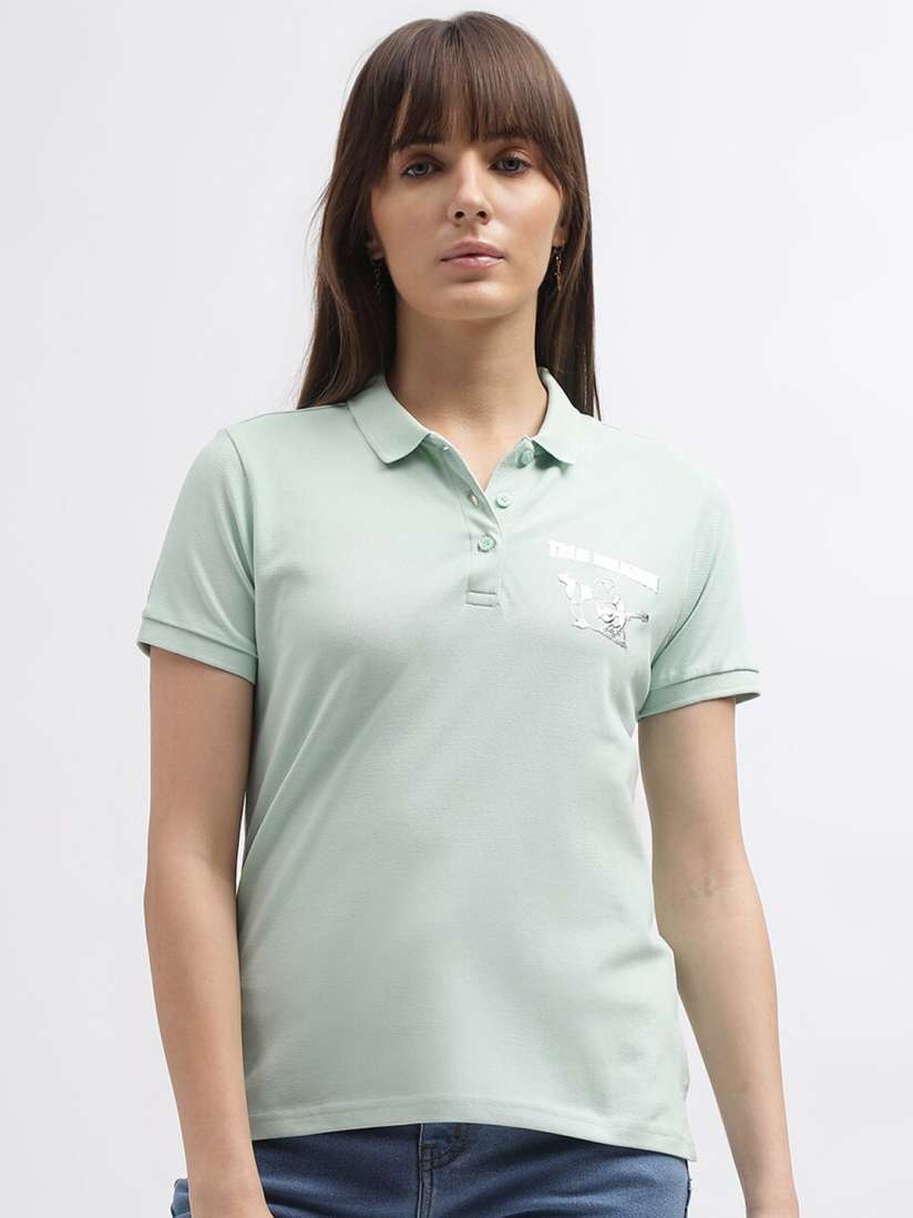 Buy True Religion Polo Collar Casual T shirt Tshirts for Women 29213358 Myntra