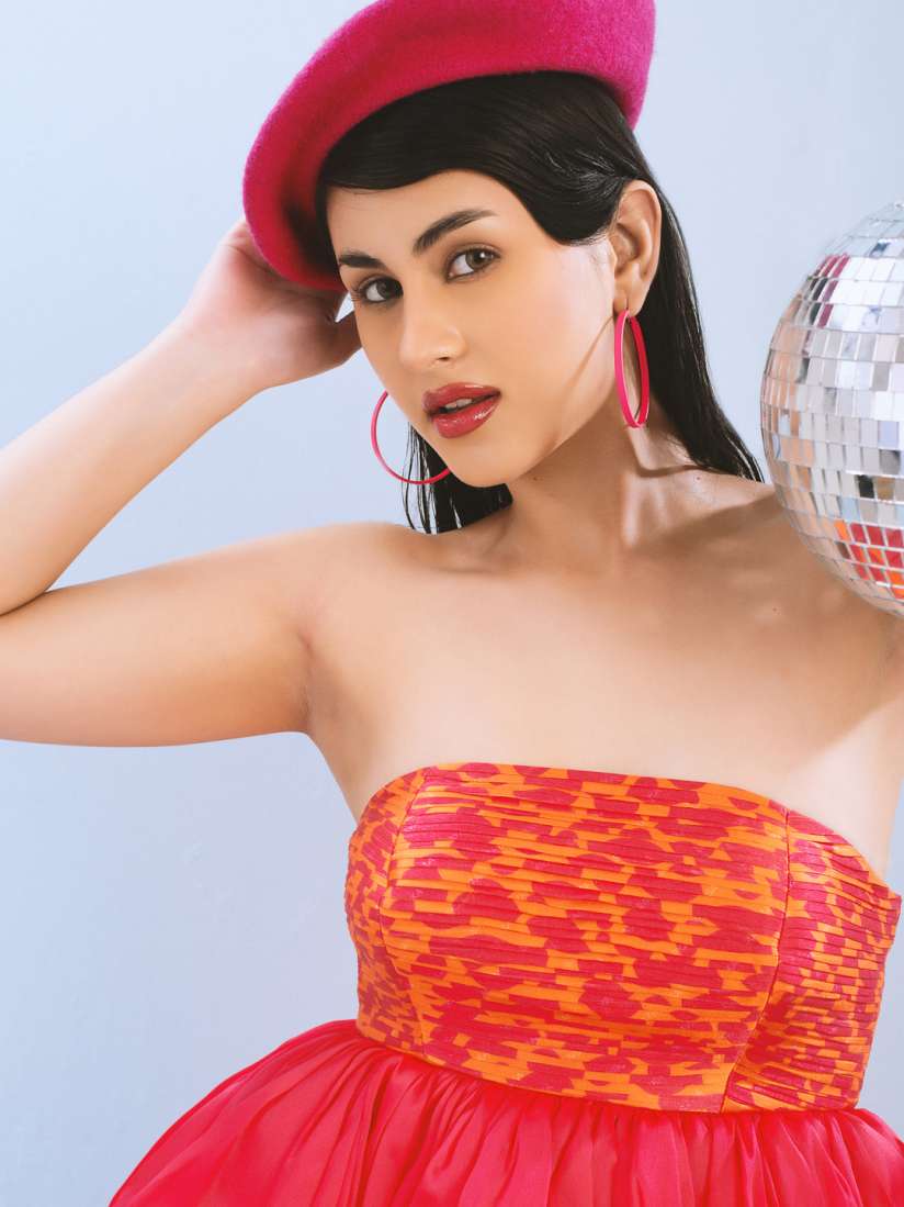 Buy Sayaanika Print Off Shoulder Crepe Peplum Dress Dresses for Women 29216084 Myntra