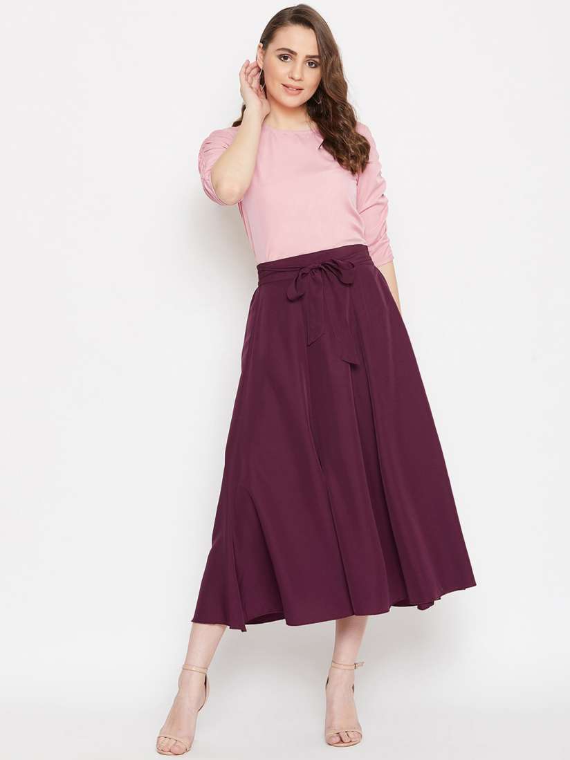 Skirt and top myntra top