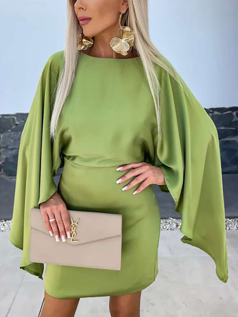 Buy StyleCast x Revolte Cape Sleeve Sheath Above Knee Dress Dresses for Women 29221106 Myntra