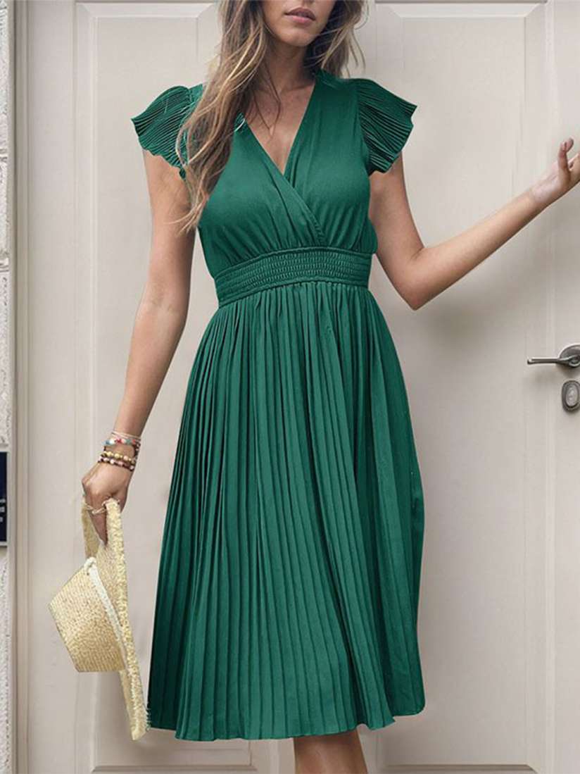 Buy StyleCast x Revolte Green Fit Flare Maxi Dress Dresses for Women 29221394 Myntra