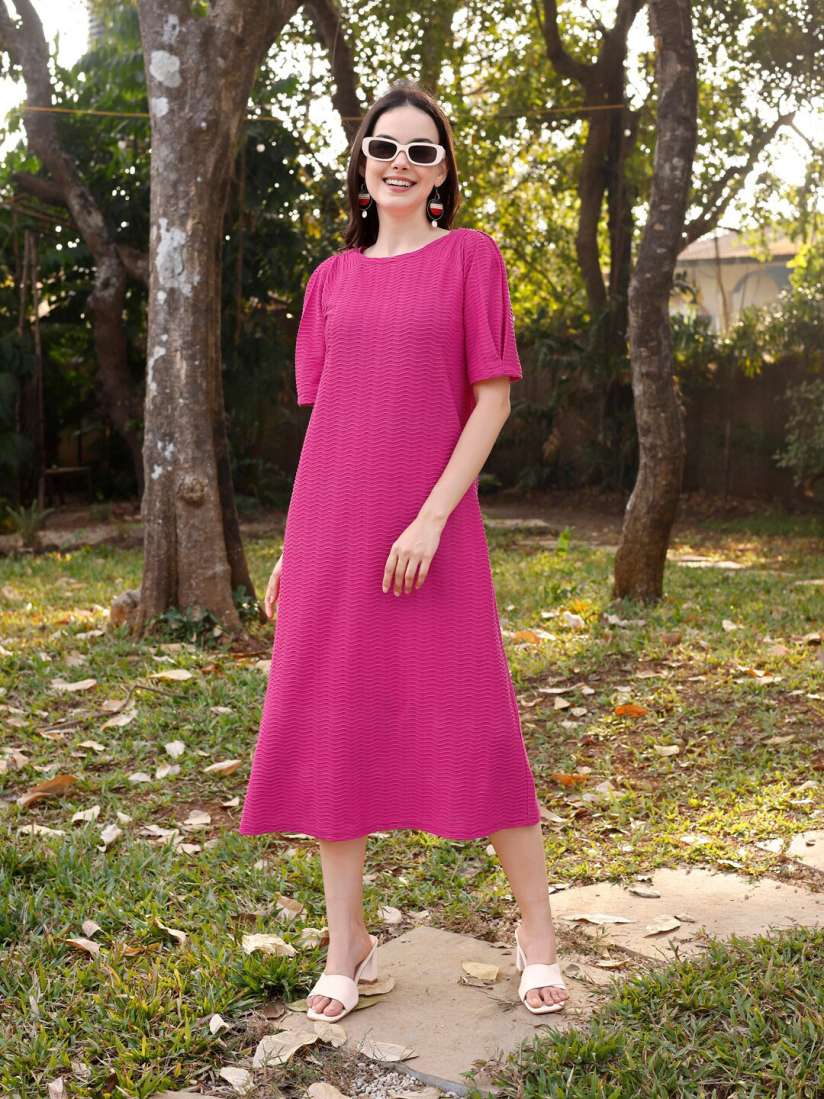 A line dress myntra shop