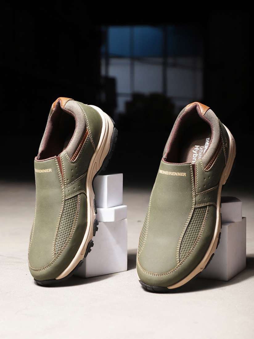 Buy Weinbrenner Men Textured Comfort Insole Contrast Sole Slip On Sneakers Casual Shoes for Men 29233860 Myntra