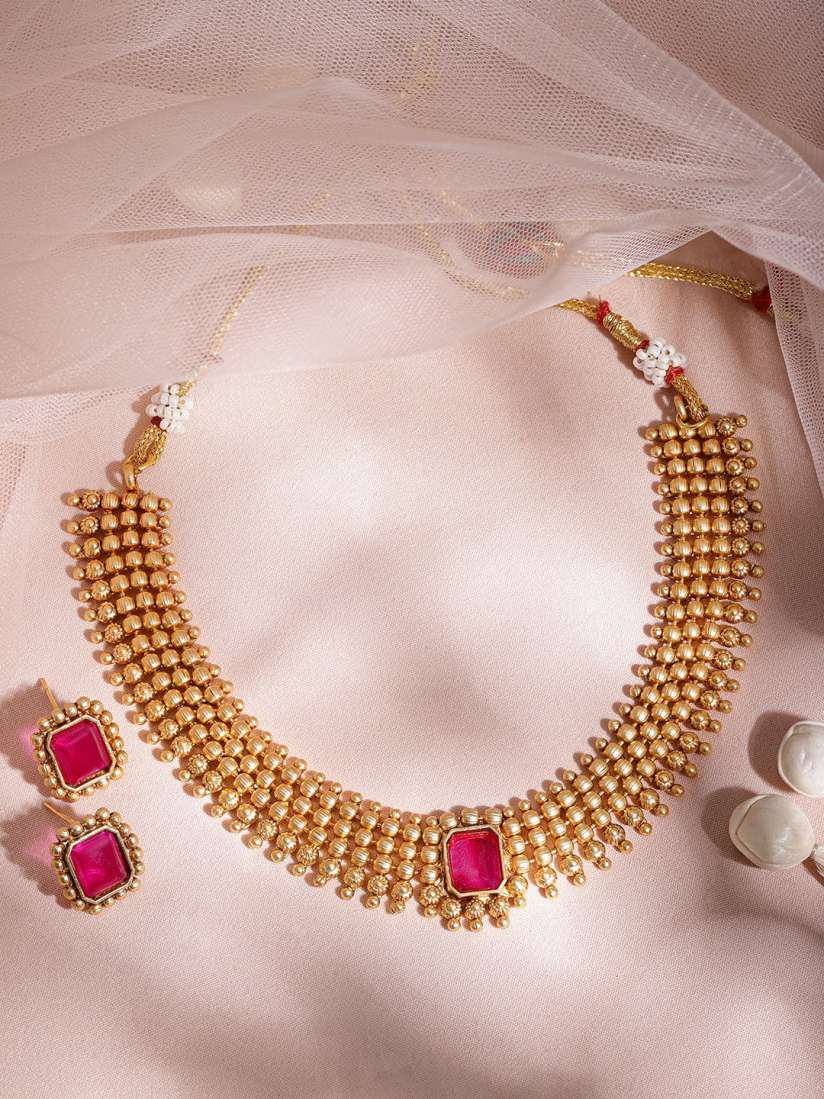 Ruby necklace gold price online