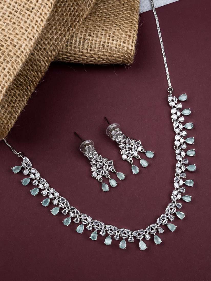 Myntra black metal jewellery clearance
