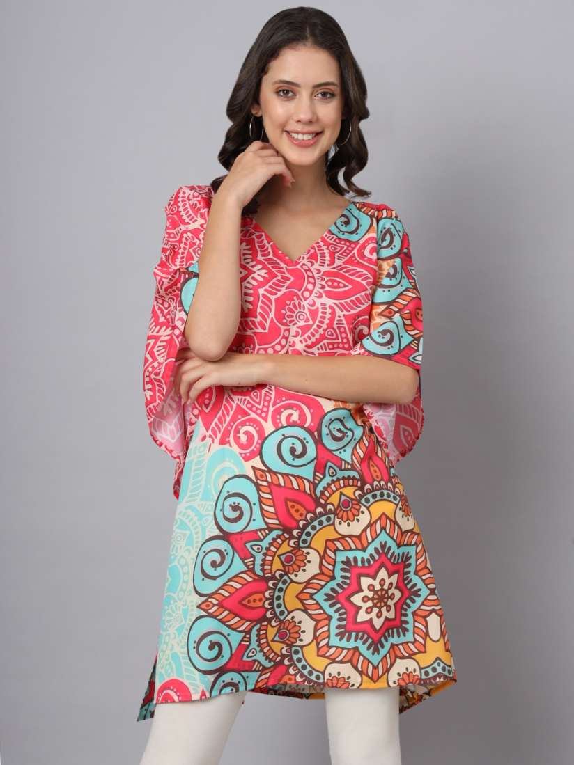 Long sleeve kaftan top deals