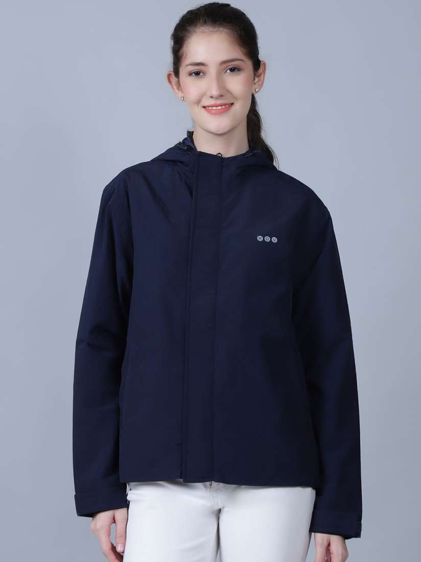 Buy HOUSE OF VEDAS Women Waterproof Hooded Rain Jacket Rain Jacket for Women 29236280 Myntra