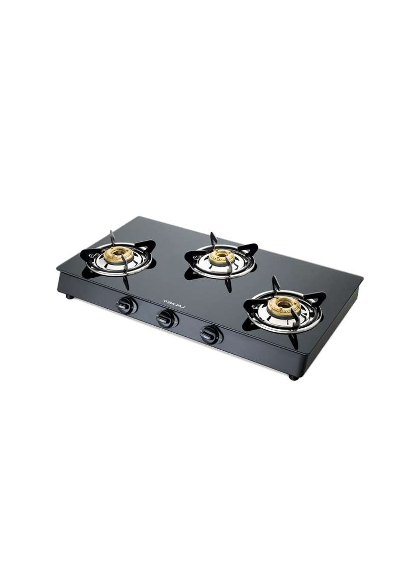 Bajaj three burner gas stove price sale