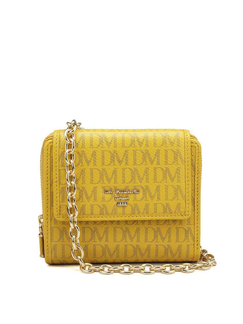 Buy Da Milano Women Brand Logo Printed Leather Three Fold Wallet Wallets for Women 29243854 Myntra