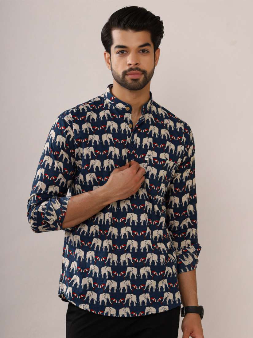 Printed shirts myntra deals