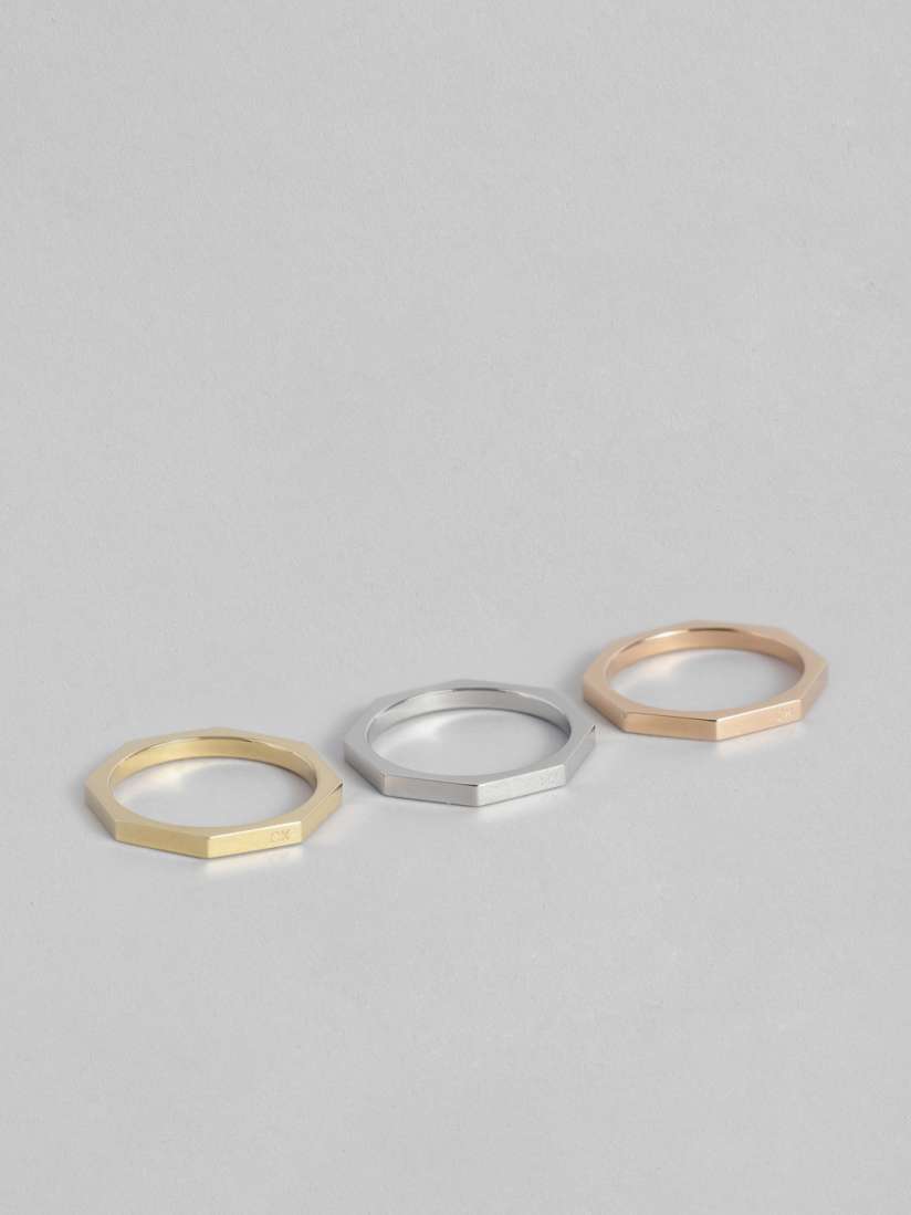 Calvin klein 3 ring set sales