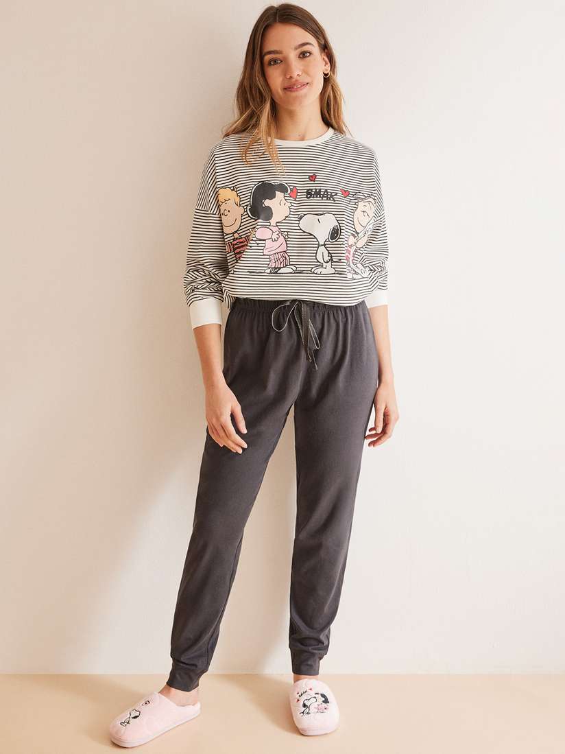 Women Secret Snoopy Pyjamas Buy Women'secret Women Pure Cotton