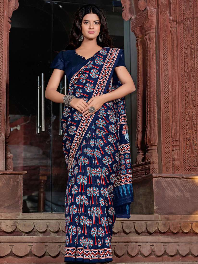 Buy Anouk Ethnic Motifs Bhagalpuri Saree Sarees for Women 29255370 Myntra