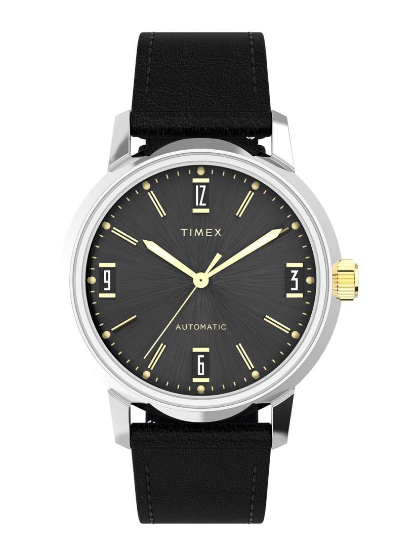 Buy Timex Men Dial Leather Straps Round Analogue Watch TW2W33900U9 Watches for Men 29271526 Myntra