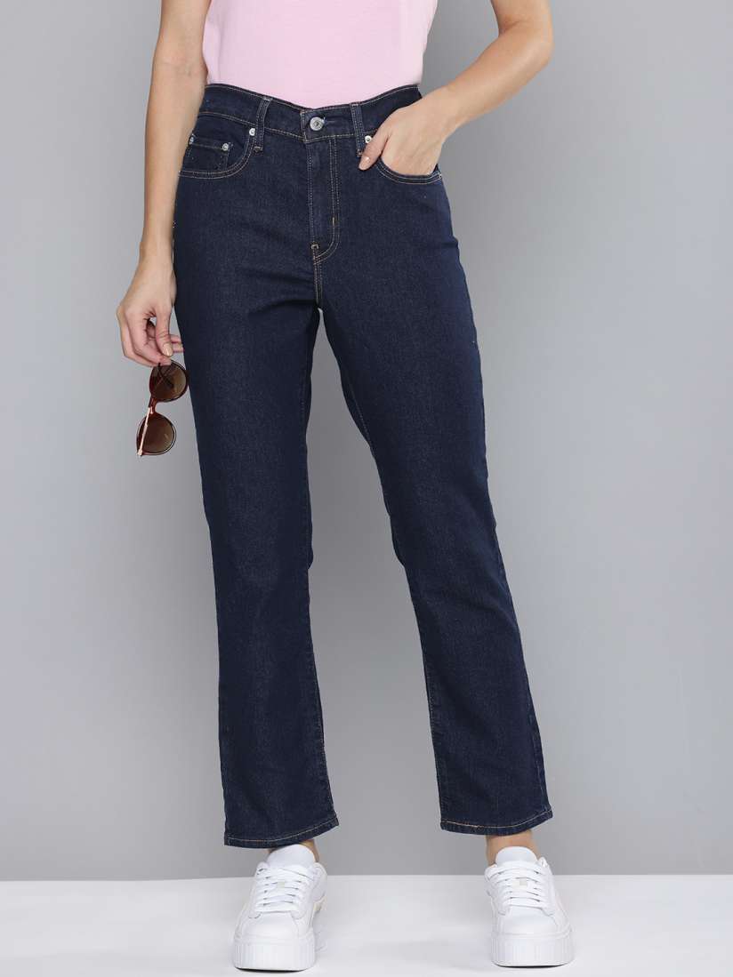 Buy Levis Women Slim Straight Fit High Rise Stretchable Jeans Jeans for Women 29273104 Myntra