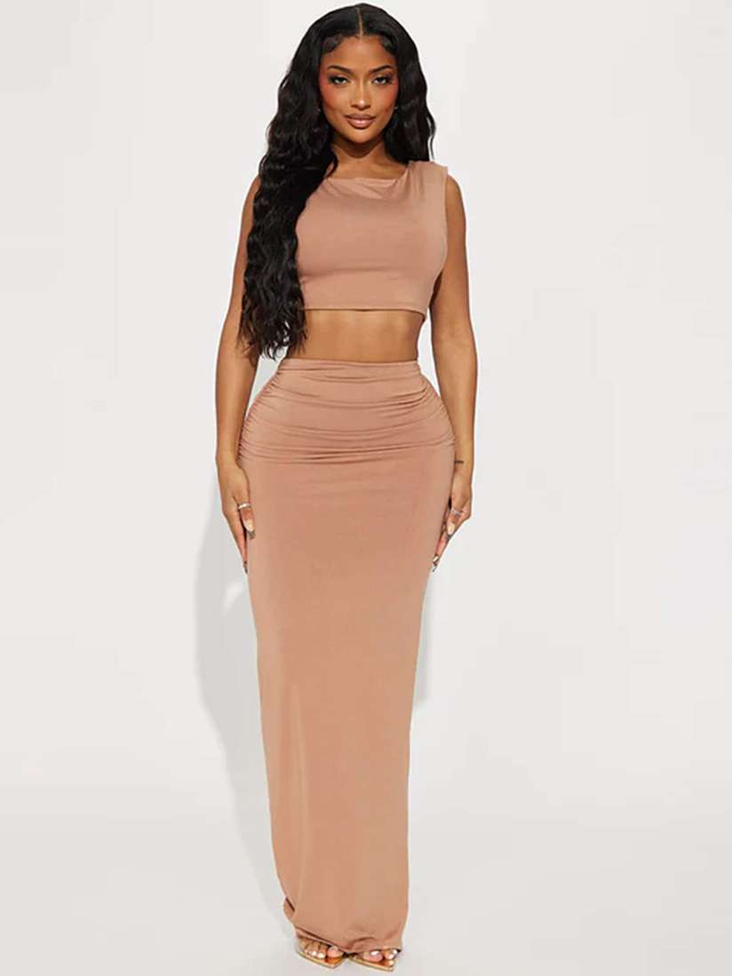 Crop top with skirt in myntra clearance