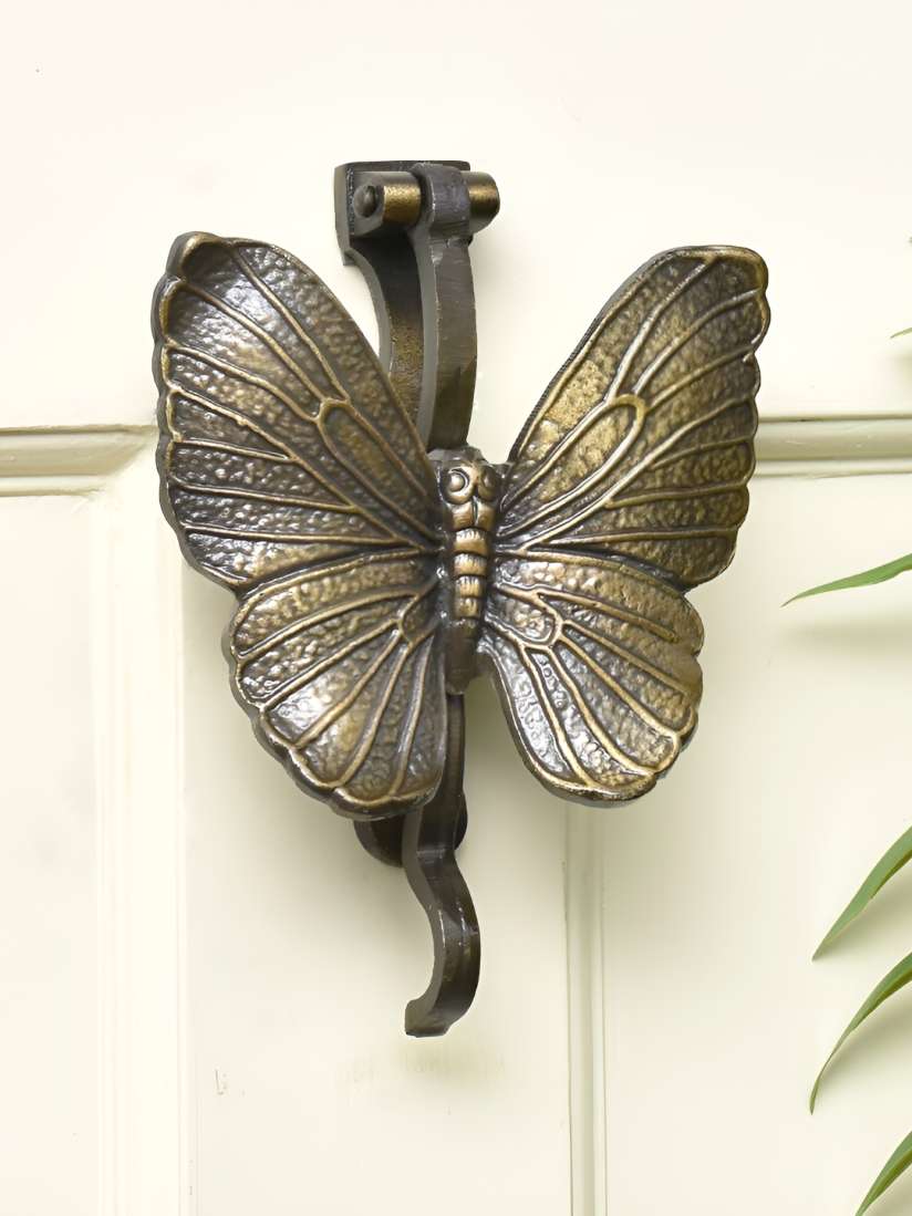 Buy Indianshelf Beige Antique Butterfly Door Knocker Hooks and Holders for Unisex 29299754 Myntra
