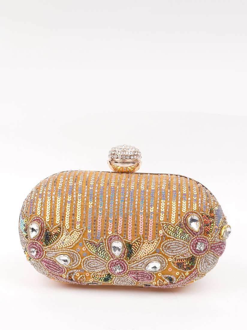Buy ODETTE Embellished Box Clutch Clutches for Women 29313344 Myntra