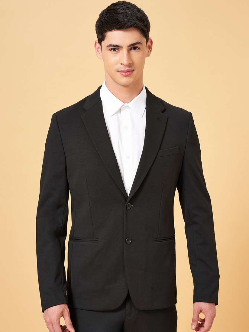 Buy BYFORD by Pantaloons Peaked Lapel Long Sleeves Single Breasted Slim Fit Blazer Blazers for Men 29322214 Myntra