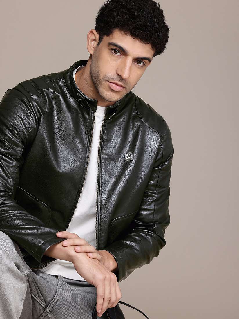 Leather Waterfall Pu Jacket EVANS Plus Size Black Faux Leather