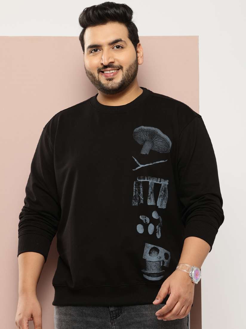 Plus size mens sweatshirts online