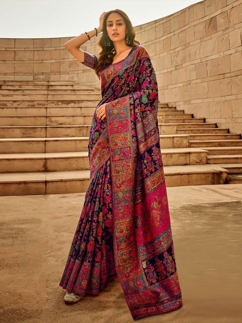 Myntra art silk sarees cheap