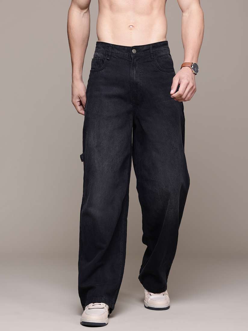 Buy Roadster Men Cotton Baggy Loose Fit Jeans Jeans for Men 29337346 Myntra