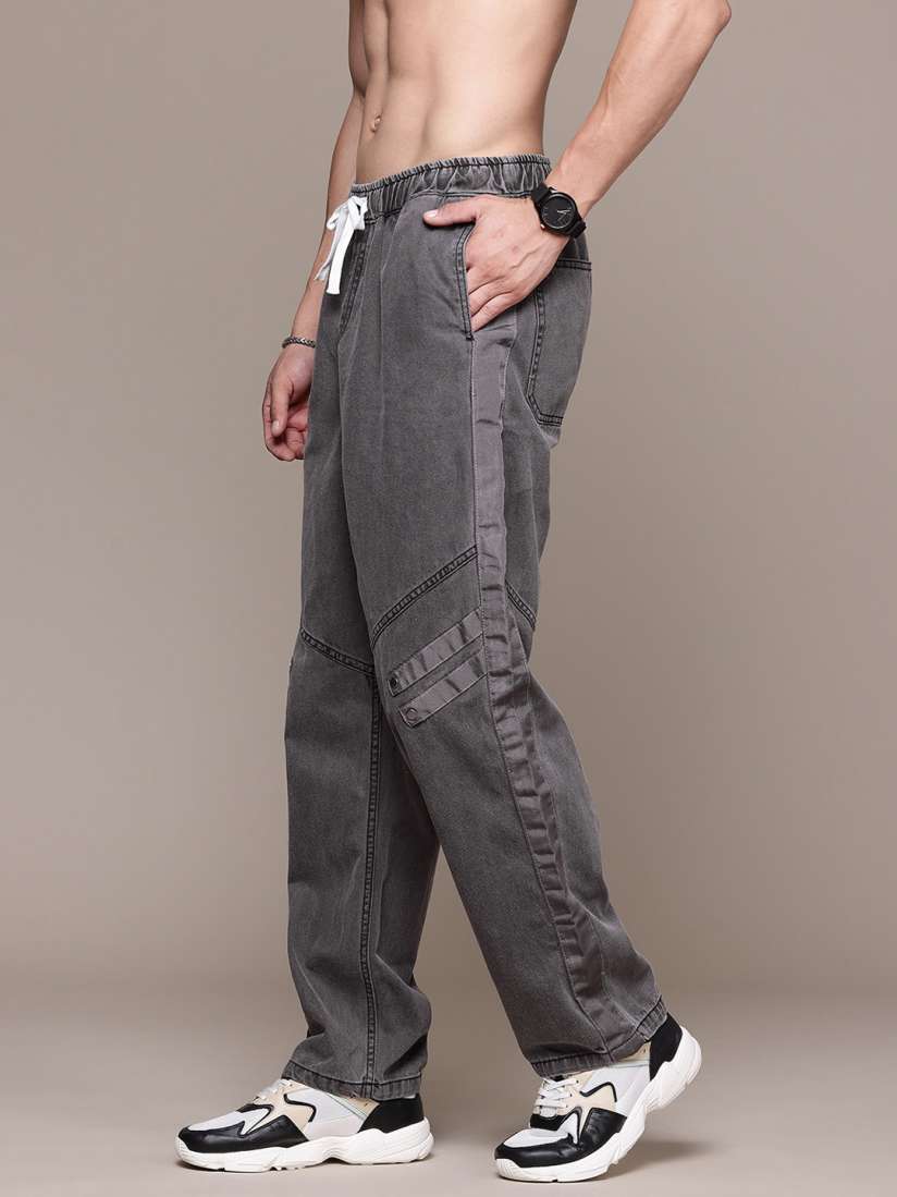 Buy The Roadster Lifestyle Co. Men Loose Fit Side Striped Jeans Jeans for Men 29337396 Myntra